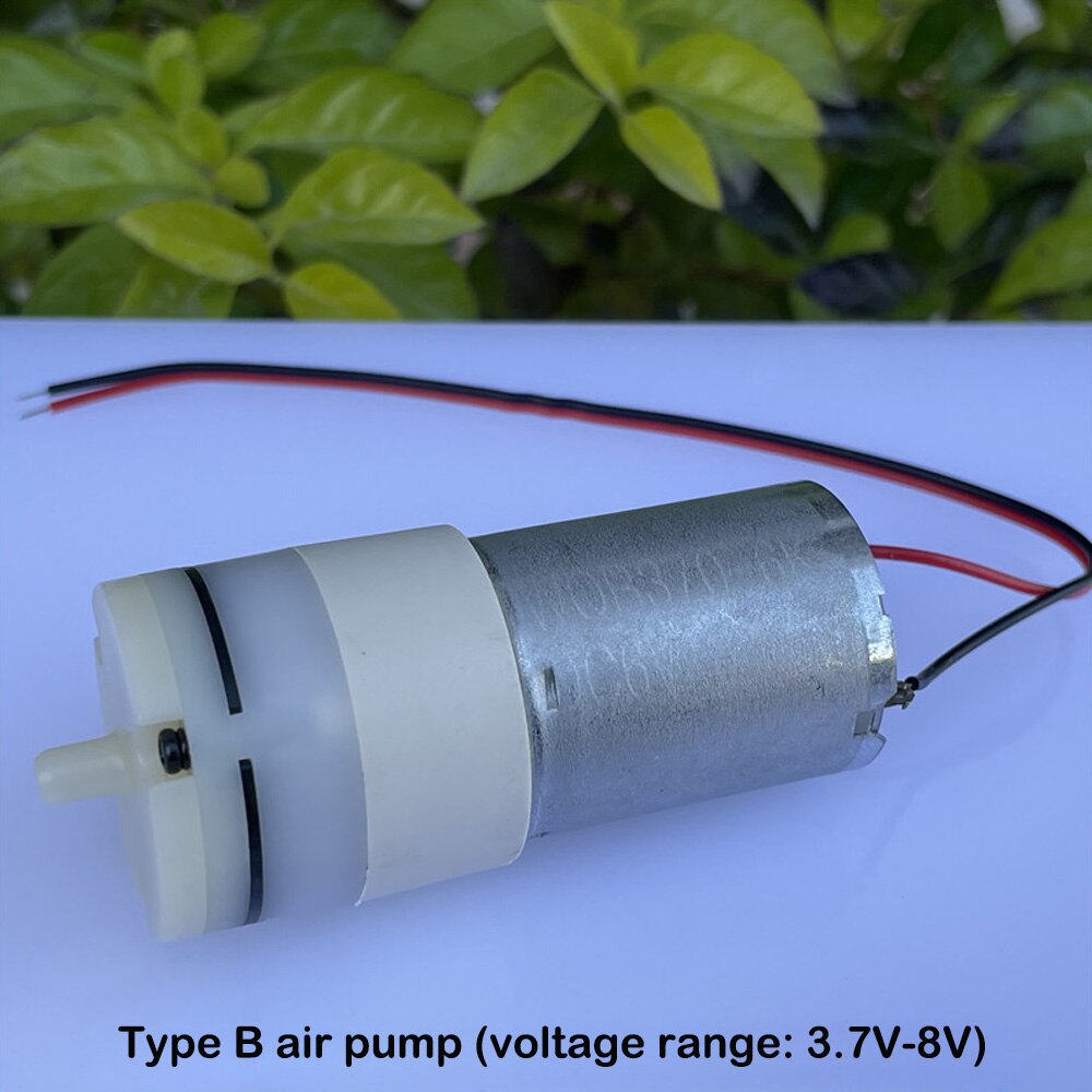 DC 3V-8V 6V 370 Micro Air Pump M27 Air Pump with Line for Electronic Sphygmomanometer Diy Fish Tank Small USB Oxygen Pump
