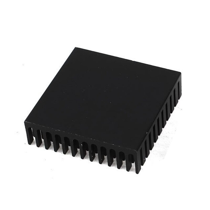 2 X czarny grzejnik aluminiowy Radiator radiatora 40X40 Mm X 11 Mm