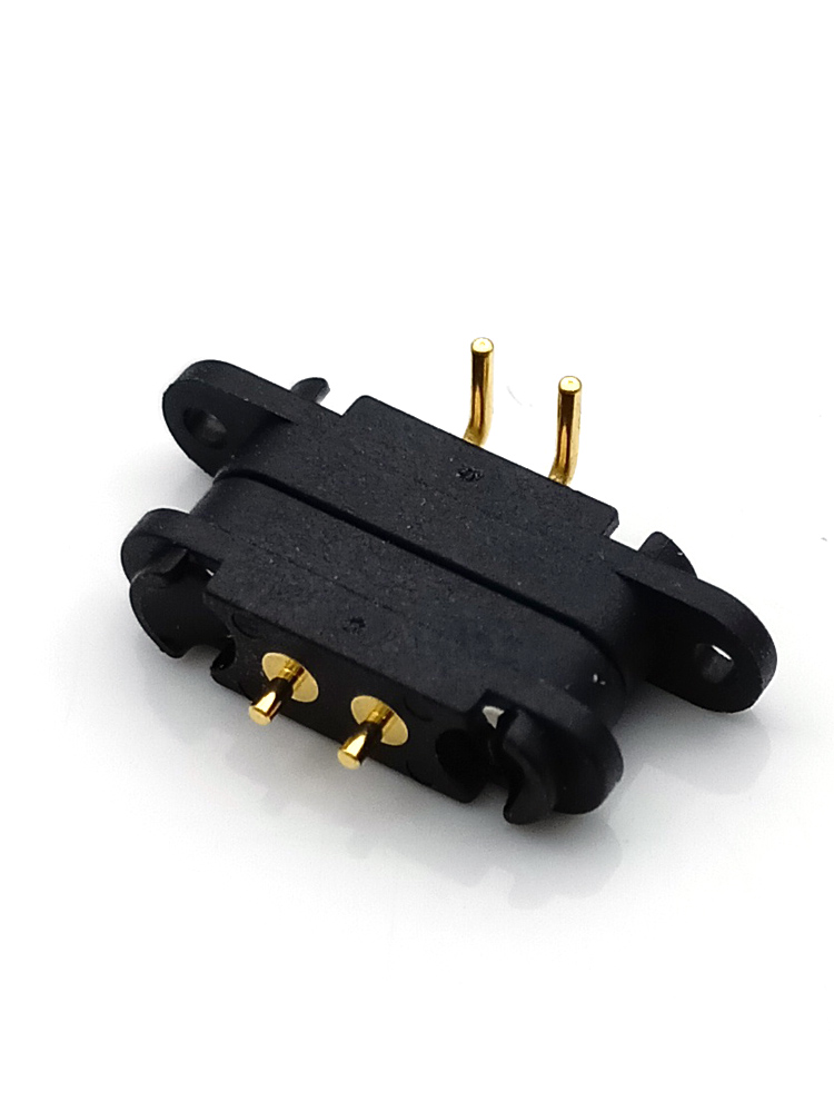 2/3/4/5- poliger magnetischer dc-stecker mit ösen, wasserdicht, mit federmechanismus, pogo-pin-stecker, pogo-pin-stecker, -buchse, federbelastet