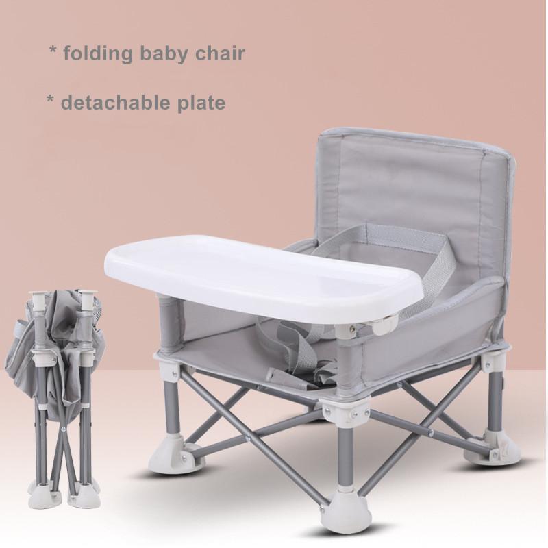 Silla plegable para niños y bebés, mesa de comedor portátil para exteriores, plegable, multifuncional