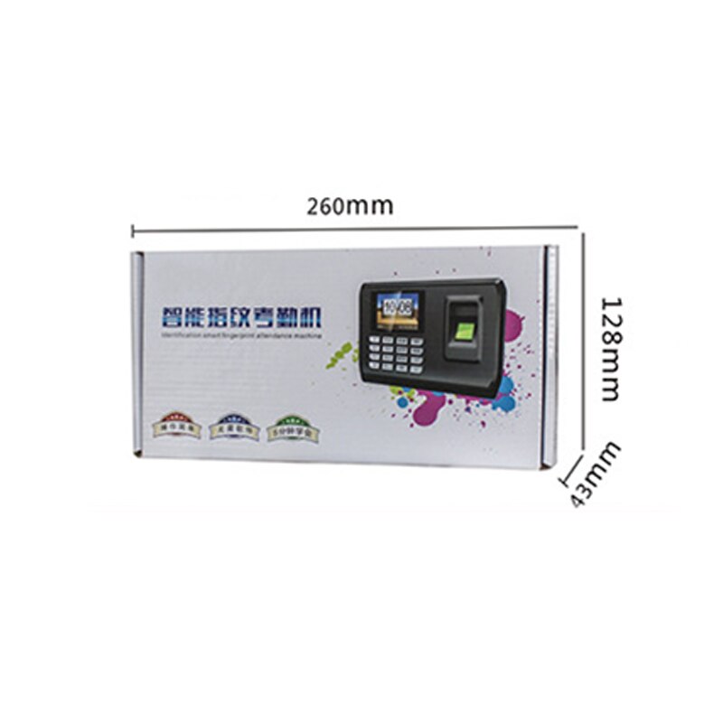 Kontorartikler u disk fingeraftryk tilstedeværelsesmaskine  c108u kinesisk og engelsk flersproget , 1.8 tommer tft farveskærm