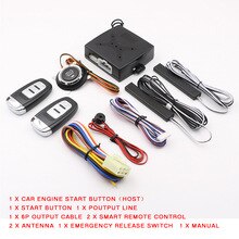 Start Car Security System Entry System Start/stop RFID Smart Plastic 433MHZ 10 Preheating