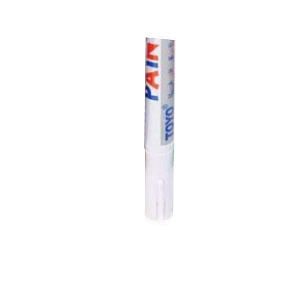 1PC Colourful Metal Wood Stone Waterproof Oily Marker Paint Pen Tire Rubber Glass School Stationery Office Supplies: White