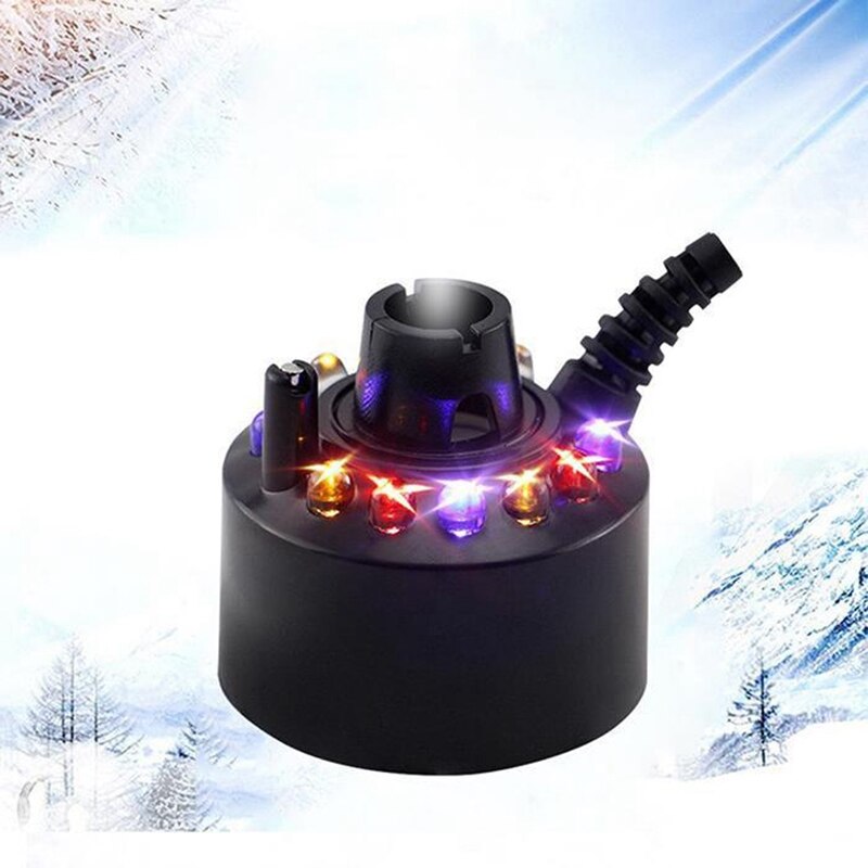 12 Led Industrial incubadora humidificador estanque atomizador aire Udifiermih DC 24V Fabricante de la niebla nebulizador fuente de agua