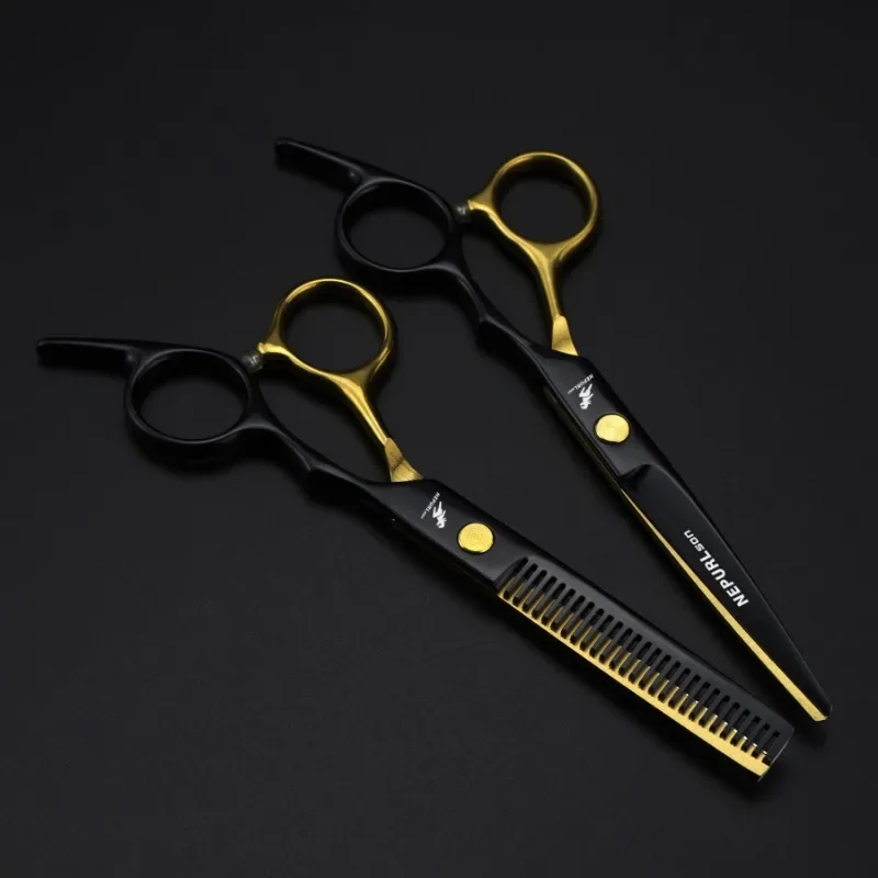 6 Inch Haar Schaar Haar Dunner Knippen Clipper Kapper Schaar Haar Schaar Professionele Kapper Kappers Schaar: Rood