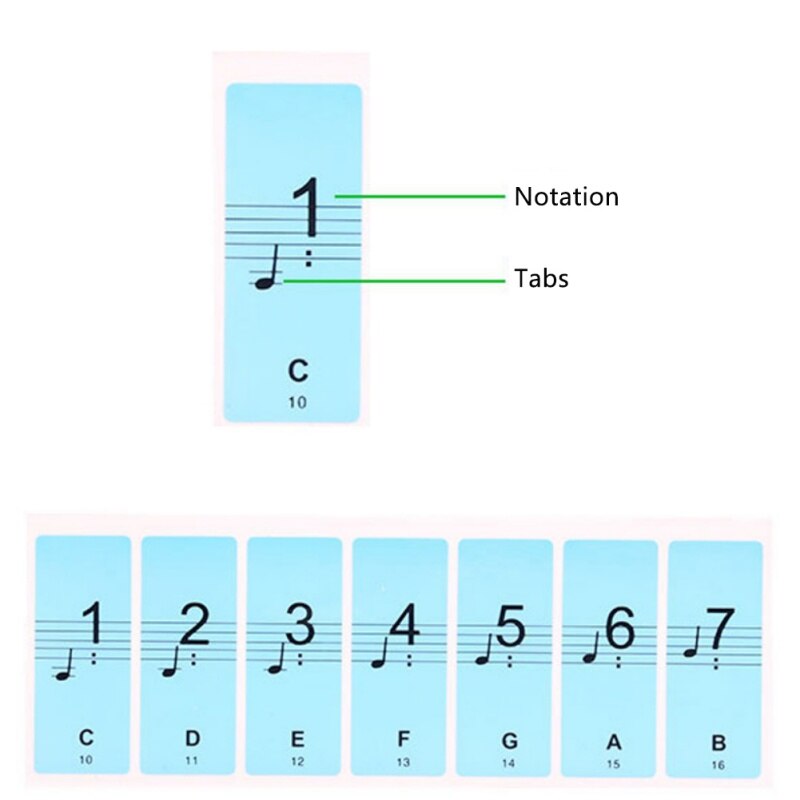 61/54 Keys Electronic Keyboard Stickers 88 Keys Piano Keyboard Stickers Piano Keyboard Stickers Music Decal Label2