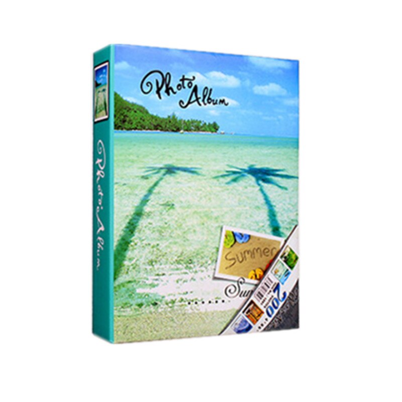 200 Sheets Season Photo Album Scrapbook Interleaf Type Classical 6 Inch Sping Paper Photo Album: Yellow