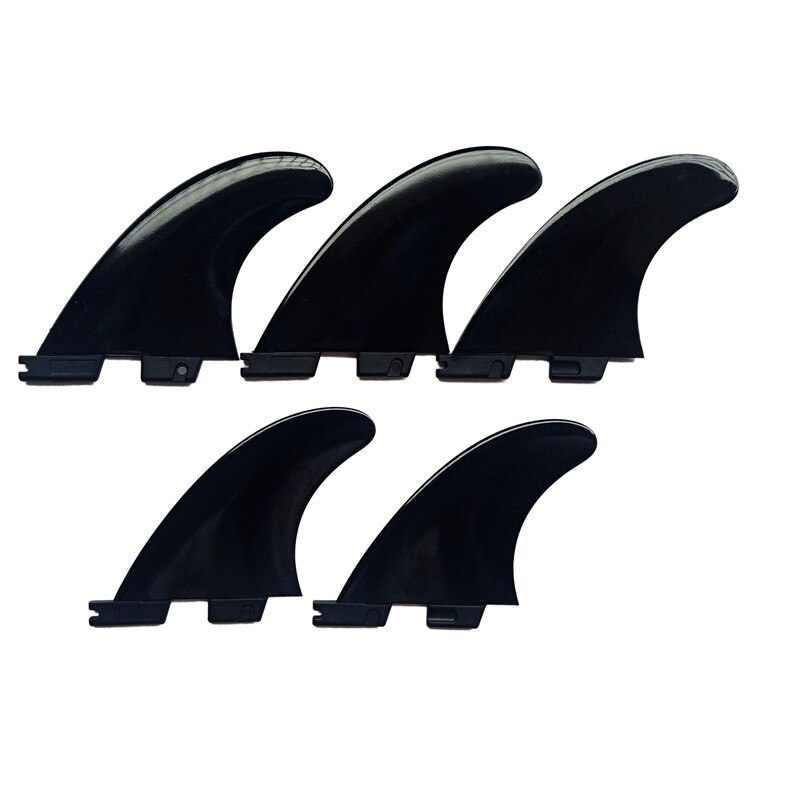 Surfboard Fins Twin Tri Quad Five fin a Set for BiLong FCS II fin box Nylon + fiber surf Fin Quilhas Five fins