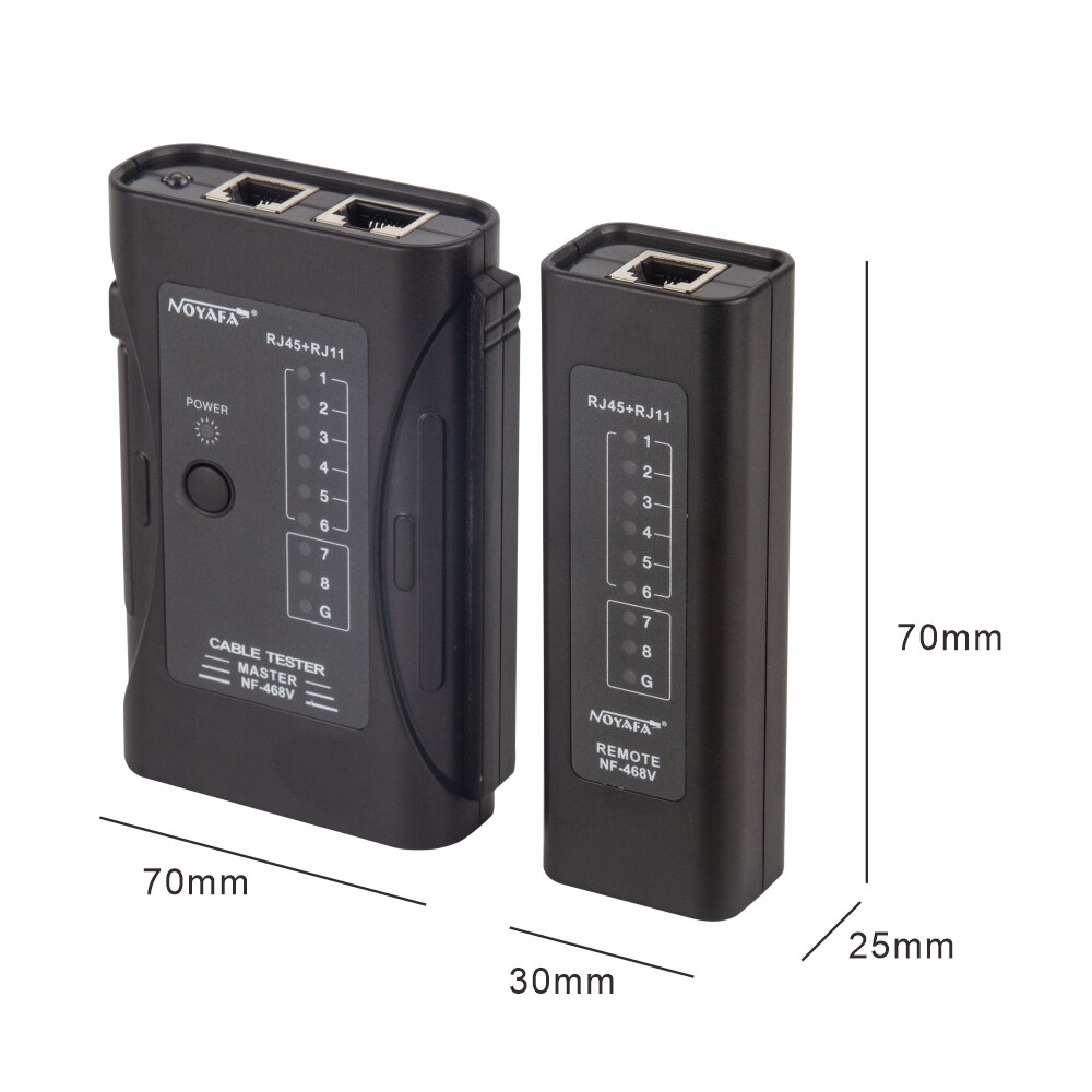 NOYAFA NF-468V Cable Continuity Test Check RJ11 RJ45 Cable Quickly Detect Multifunctional Automatically Tests