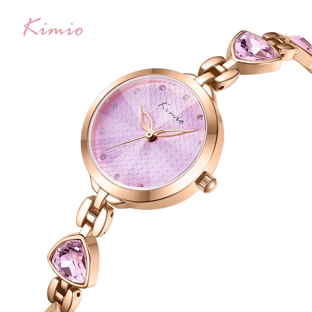 Kimio merk dames armbandhorloges luxe dames kristal quartz horloge onregelmatige edelsteen jurk waterdicht polshorloge relogio feminino