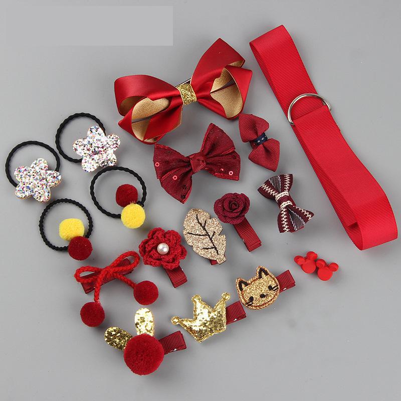 16 teile/satz Baby Mädchen Haar Clips Haarnadel Cartoon Baby Stirnband Bogen Blume Kinder Barrettes Headwear Baby Haar Zubehör: P4