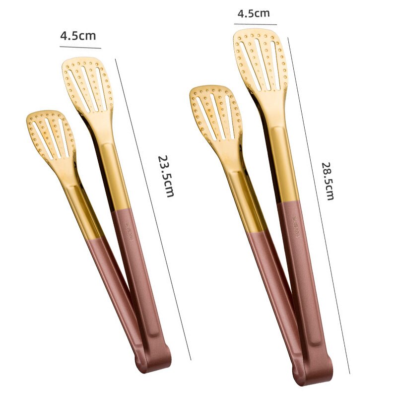 Kitchen Tool Gadgets Utensils Barbecue Bbq Steak Bake Bread Food Clip Accessories Stainless Steel Utensilios Cocina Pinzas Cocin: Pink / S