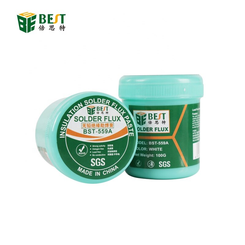 Welding Paste BST-559A 100g Insulation Lead-Free Halogen-Free Flux For Soldering BGA PCB IC Parts Fluxo Soldagem
