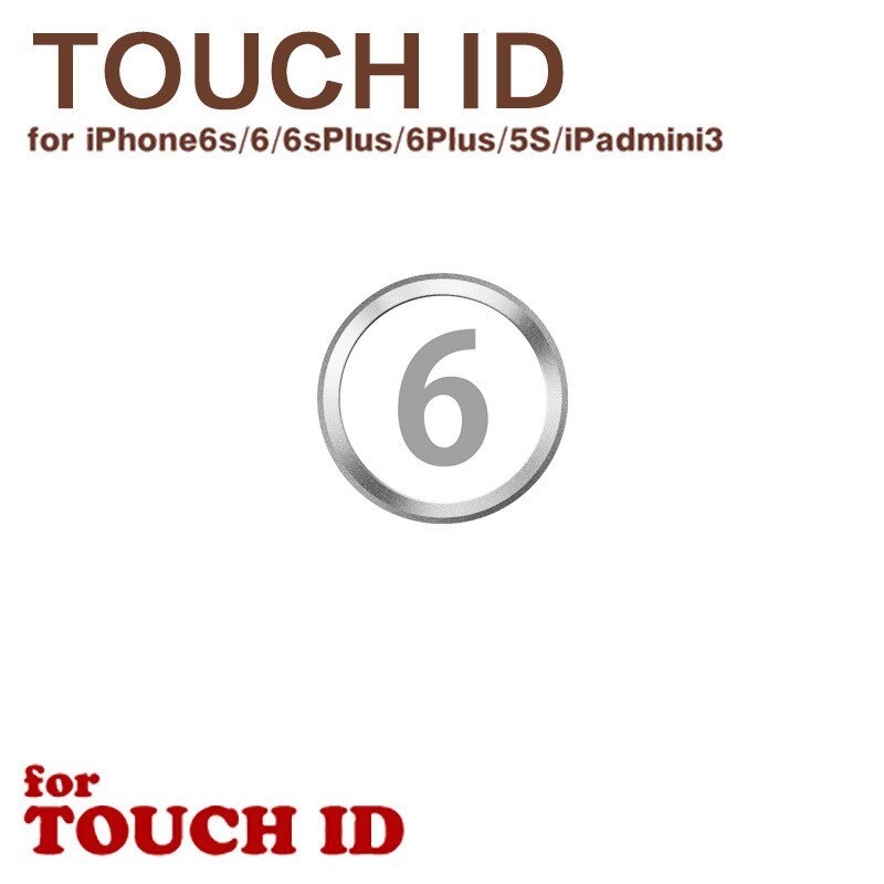 For iPhone series fingerprint recognition button stickers home button stickers metal fingerprint stickers