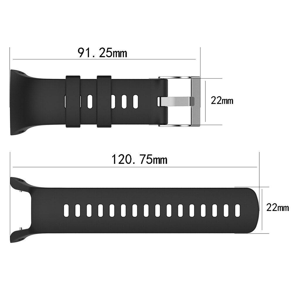 Correa de silicona para reloj Suunto Spartan Trainer de pulsera HR