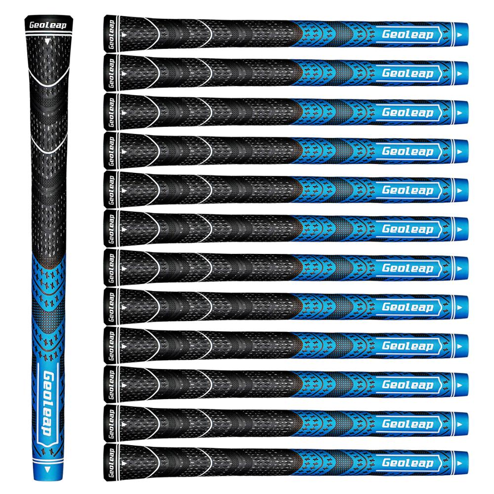 Geoleap ACE-C Golf Grips 10 Stks/partij, Hybride Golf Club Grips, Multi Samengestelde, Midsize, 10 Kleuren Optioneel,