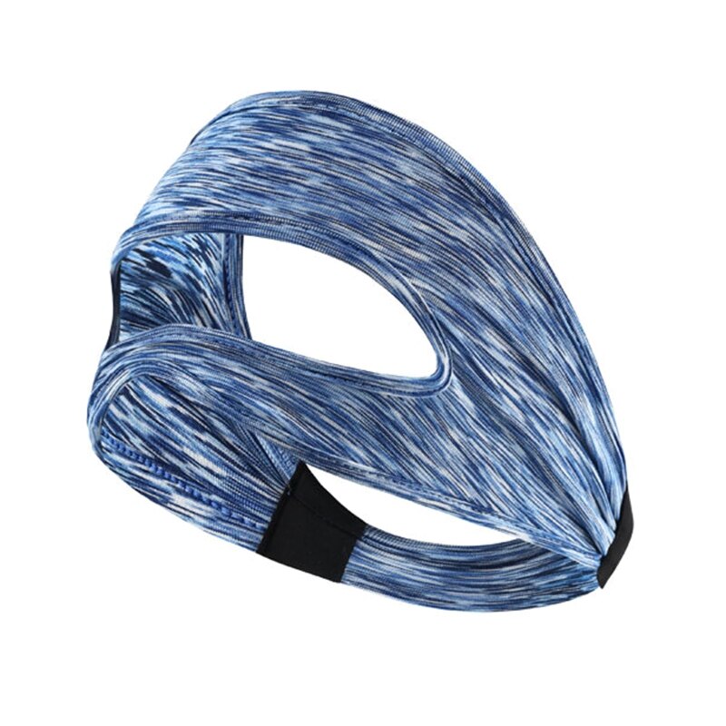 Home VR Eye Mask Breathable Sweat Band Compatible with Oculus Quest 2 VR Glasses Accessories Immersive Gaming Experience T84D: Blue and white lines
