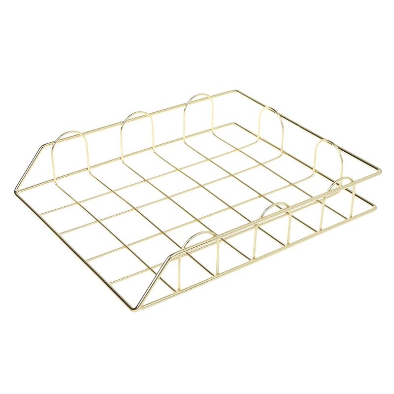 Pliant En Fer Forgé Lettre Magazine Porte-Revues Rack De Stockage Classeur Pour bureau Bureau Organisateur Fournitures XXUC