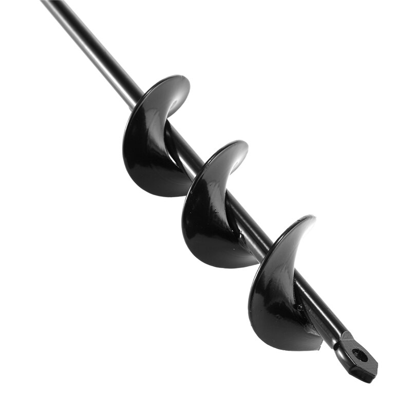 8mm Shank Power Drill Head with Gloves Auger Drill Bit for Garden Plant Flower Bulb Auger Planting Soil Pit Ground Drill Bit