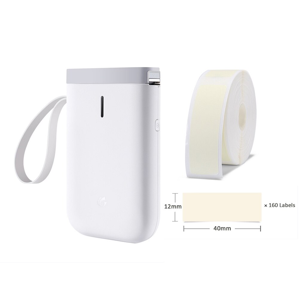 Wireless printer Pocket D11 Label Printer Portable BT Thermal Printer Price Sticker Fast Printing Machine for Home and Office: with 1Pcs warm tape