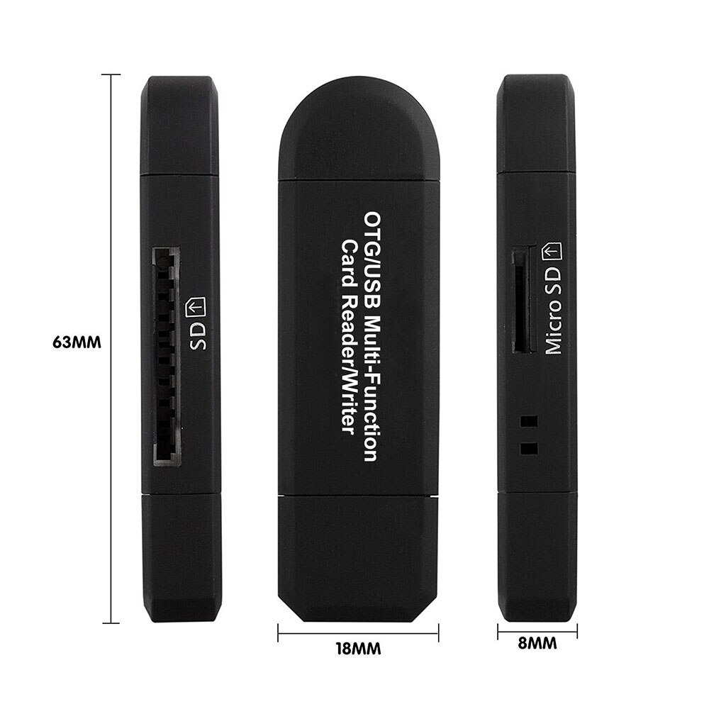 Micro usb otg zu usb 2 0 adapter sd micro sd karte vicedeal