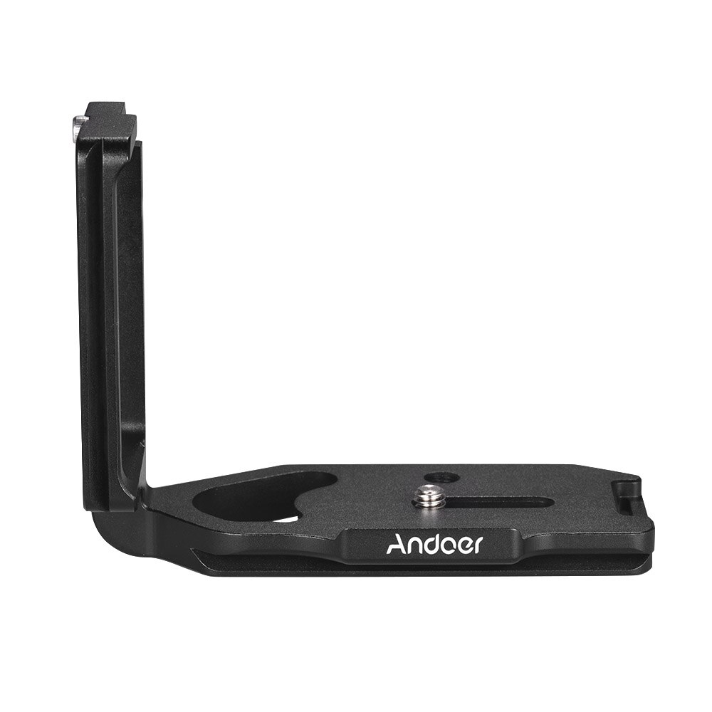 Andoer L Vorm QR Quick Release Plate voor Nikon D850 Camera Beugel Aluminium