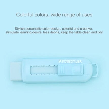 1Pc STAEDTLER de Alemania Push-Pull Sakura goma de borrar limpio la seguridad y la protección del medio ambiente luz serie de Color papelería