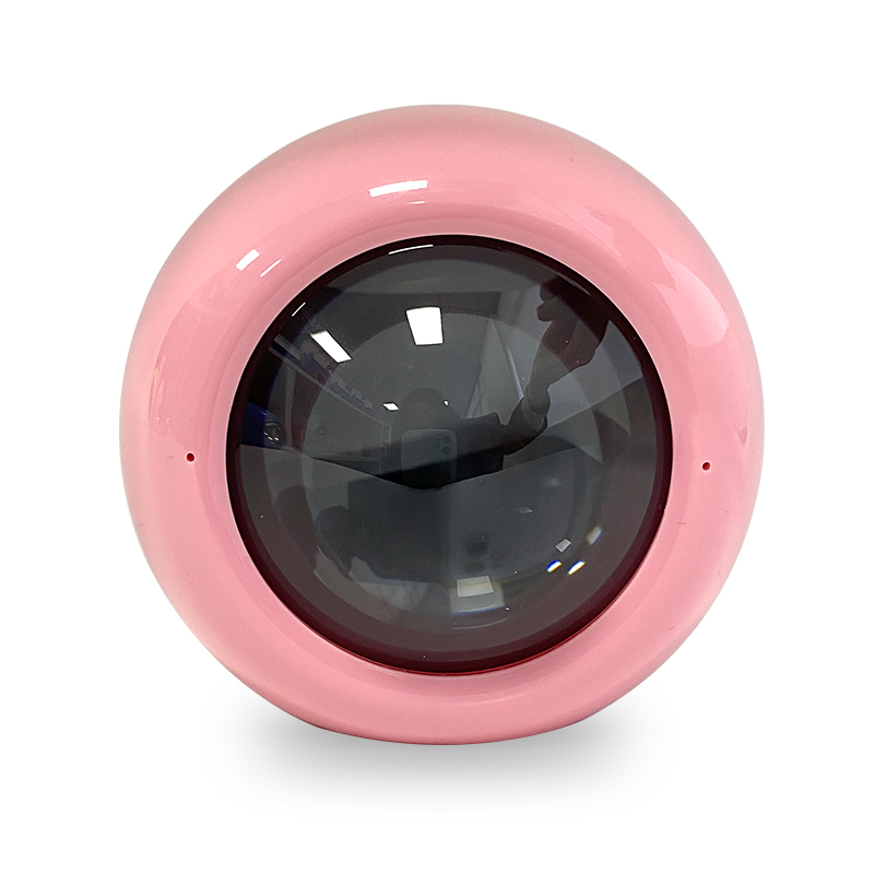 3d Crystal Ballvideo Player Displaying Customizable Video Glass Ball Electronic Screen Perfect For Couples Petsand Memorie: Pink