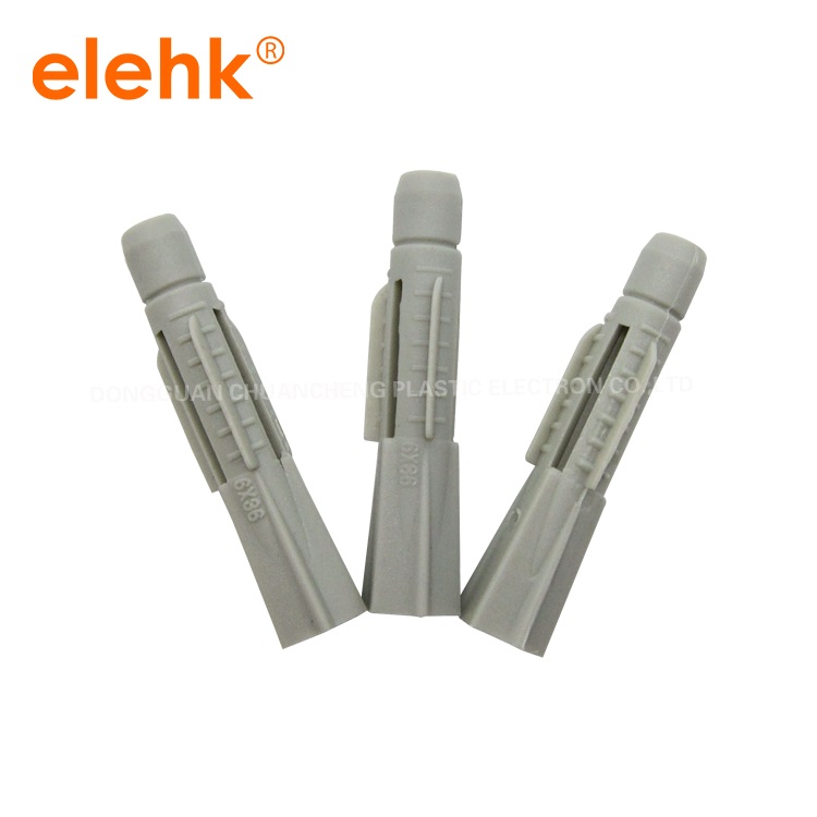 100 st väggplugg plastankare nylon expansion spik ankare