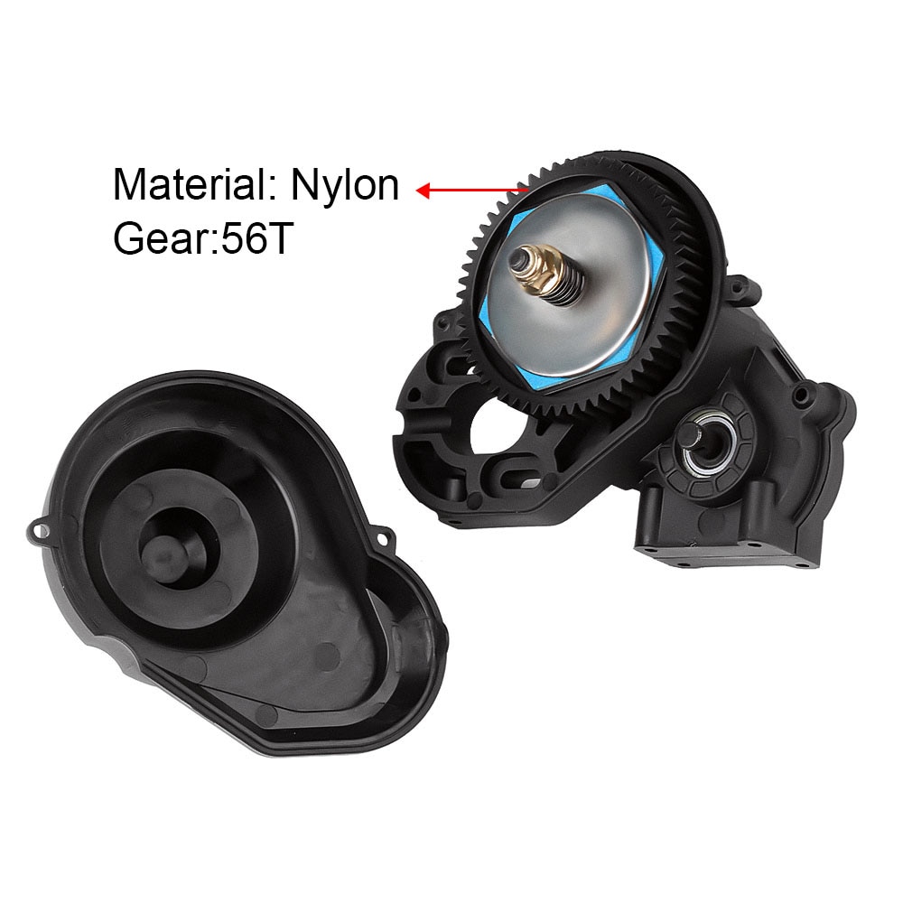 Injora komplet gearkasse transmission gear sæt 1/10 rc larvebånd bil aksial scx 10 scx 10 ii 90046 opgraderingsdel