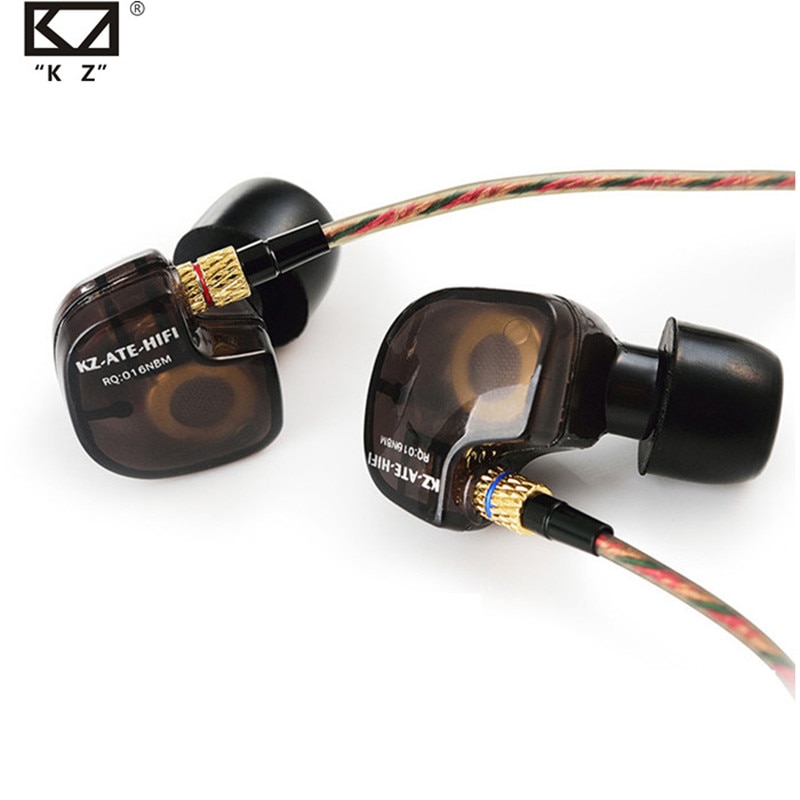 KZ ATE In Ear Earphone Driver HiFi Sport Running Music Earbuds Microphone Headset KZ EDX ZST ED12 ZS3 ES4 ZSE ED9