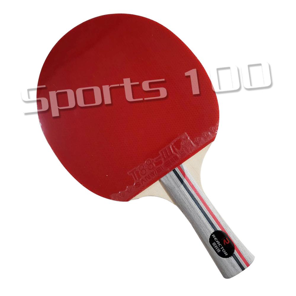 Table tennis racket Reactor DJ200 table tennis blade with 2Pieces Sanwei T88-III Table Tennis pingpong rubber