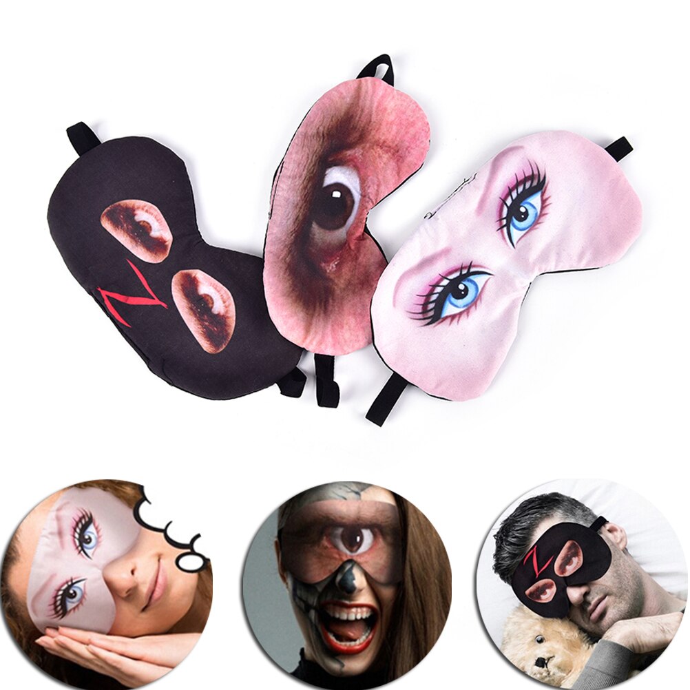 1Pcs Soft 3D Sleep Mask Natural Sleeping Eye Mask Eyeshade Cover Shade Eye Patch Women Men Portable Blindfold Travel Eyepatch