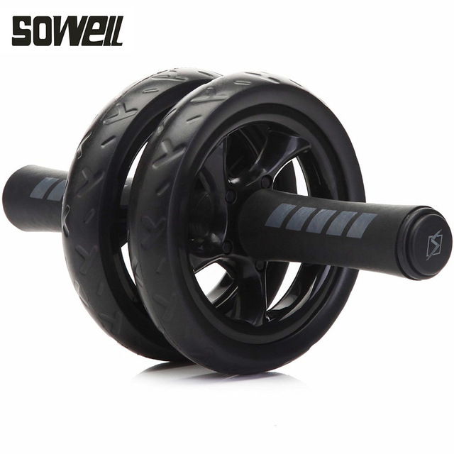 Ab Roller Gym Roller Trainer Training Muscle Exercise Equipment Home Fitness Equipment Double Wheel Abdominal Power Wheel