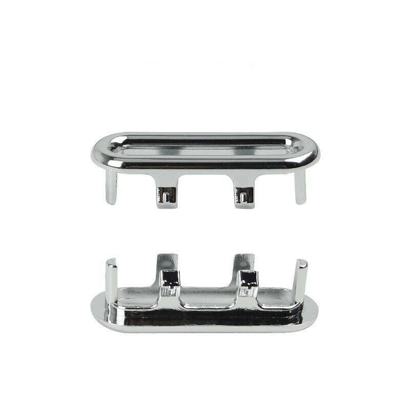 Plast sølt vann ring overløpsring vask rund ring baderomsforsyninger overløp reserve deksel keramisk servant 1pc krom dekor: 5