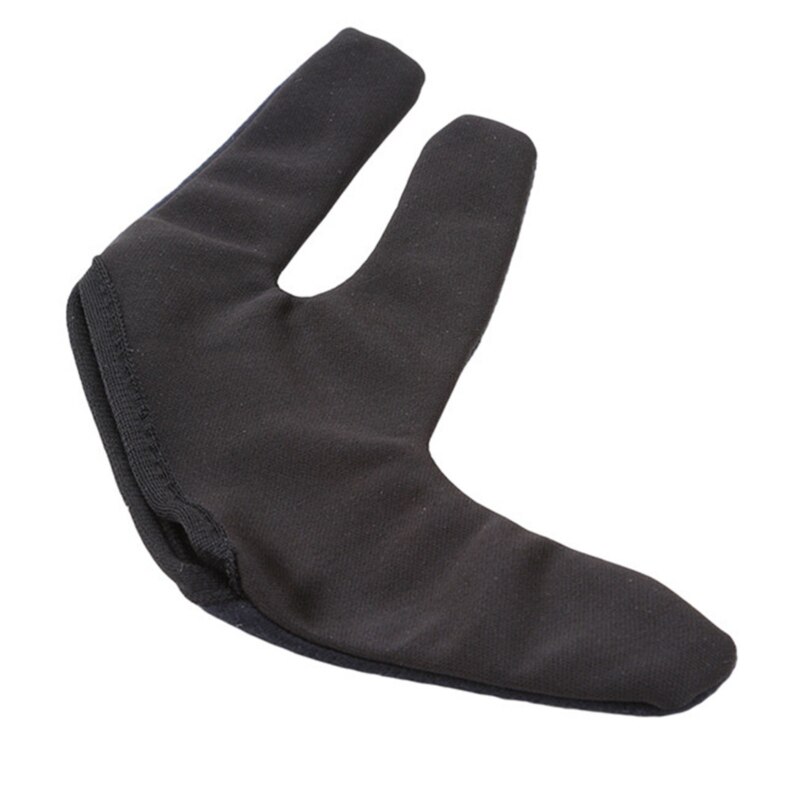 Guante individual negro, sin palmables, Tres dedos, antiquemaduras, guante para calor, rizador de pelo de , guantes especiales