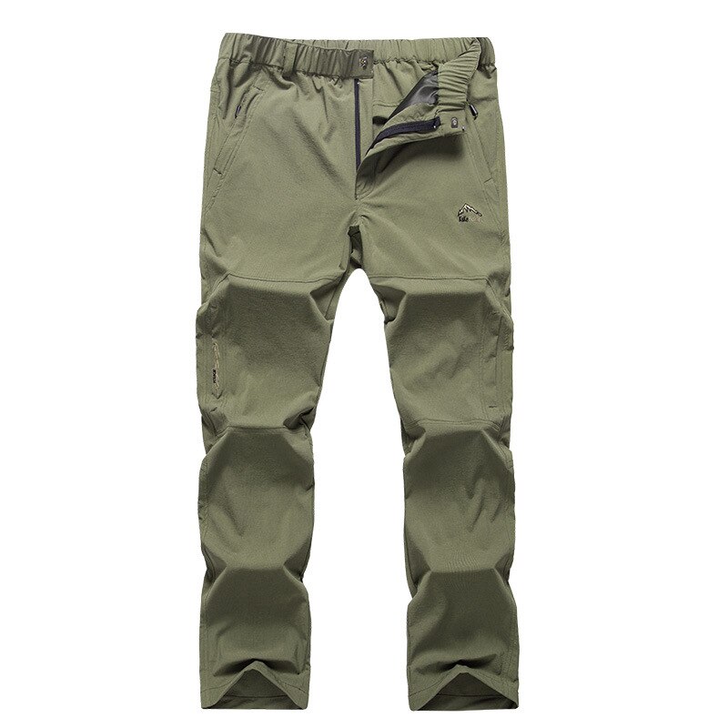 Outdoor Zomer Men \ &#39;S Sport Broek Vissen Sneldrogende Mountain Winddicht Waterdichte Dunne Elastische Wiaist Broek mannen