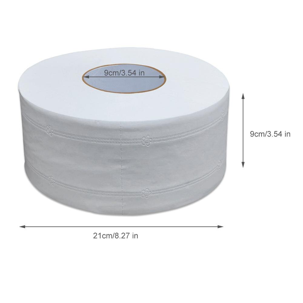 2 pcs Large Plate Toilet Roll Paper Household Toilet Paper KTV Hotel Restaurants Bath Toilet Paper White Primary Wood Tissure