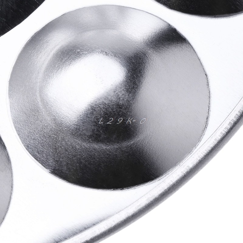 Olie maling palet plade aluminium rund olie maling palet kunst farve blandingsplade med 10 riller kunst forsyninger