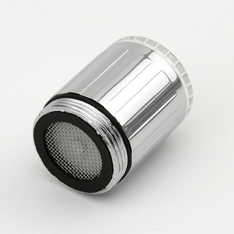 Led Light Kraan Lichtgevende Licht-Up Water Kraan Douche Tap Wastafel Water Nozzle Badkamer Keuken Heater Kranen Thermostaat Beluchter