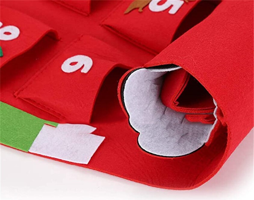Adventskalendrar julpynt tygkalender julorganisation julnedräkning heminredning