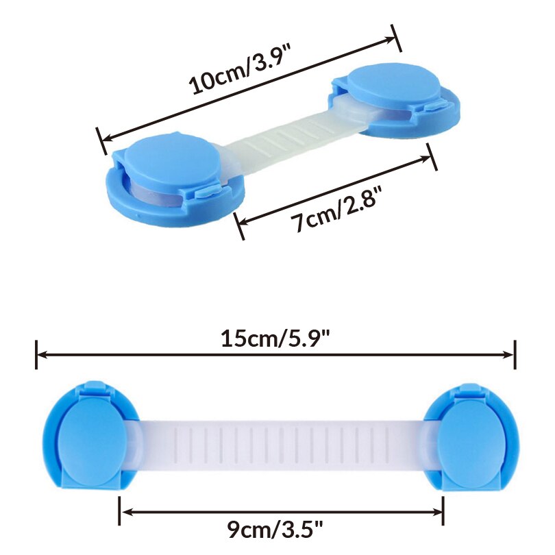 10 pièces/lot bébé sécurité enfant serrure réfrigérateur tiroir pour armoires casier porte coulissante réfrigérateur protection des enfants verrouillage porte
