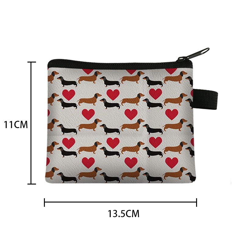 Simpatico gattino gatti/cuccioli stampa portamonete per adolescenti borse da scuola per bambini bambini donne per viaggio borsa portamonete d&#39;argento portatile