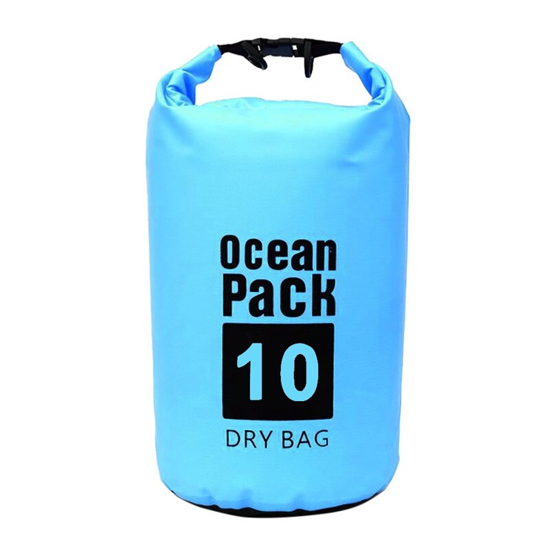 Bolsas al aire libre para canoa flotante kayak Camping bolsa seca mochila 10L impermeable #4j08: H