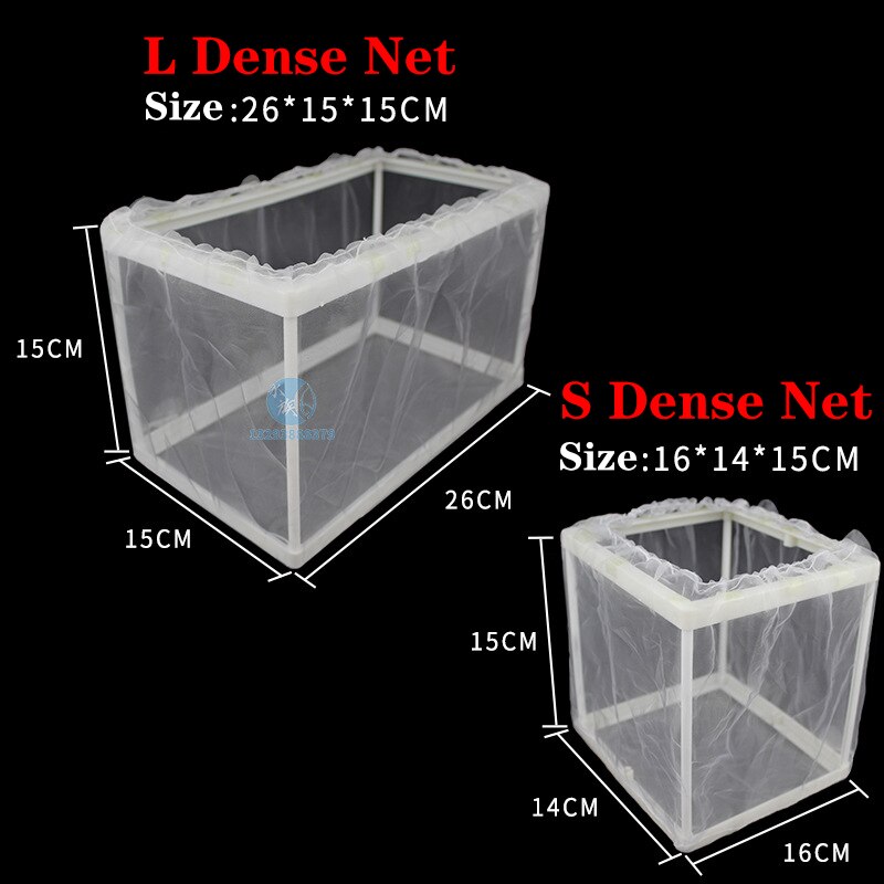 Fish Breeding Box, Acrylic Fish Isolation Box with Suction Cups, Aquarium Acclimation Hatchery Incubator for Baby Fishes Shrimp