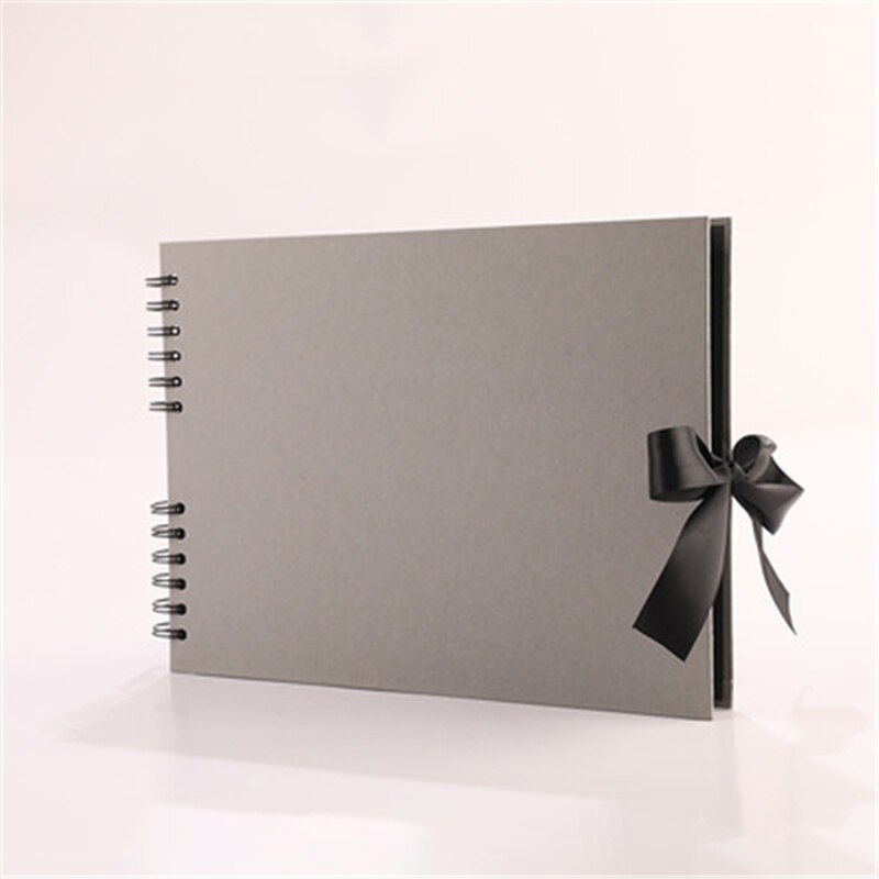 big family handmade DIY paste diy photo album collection photo album handmade souvenir photo album: gray
