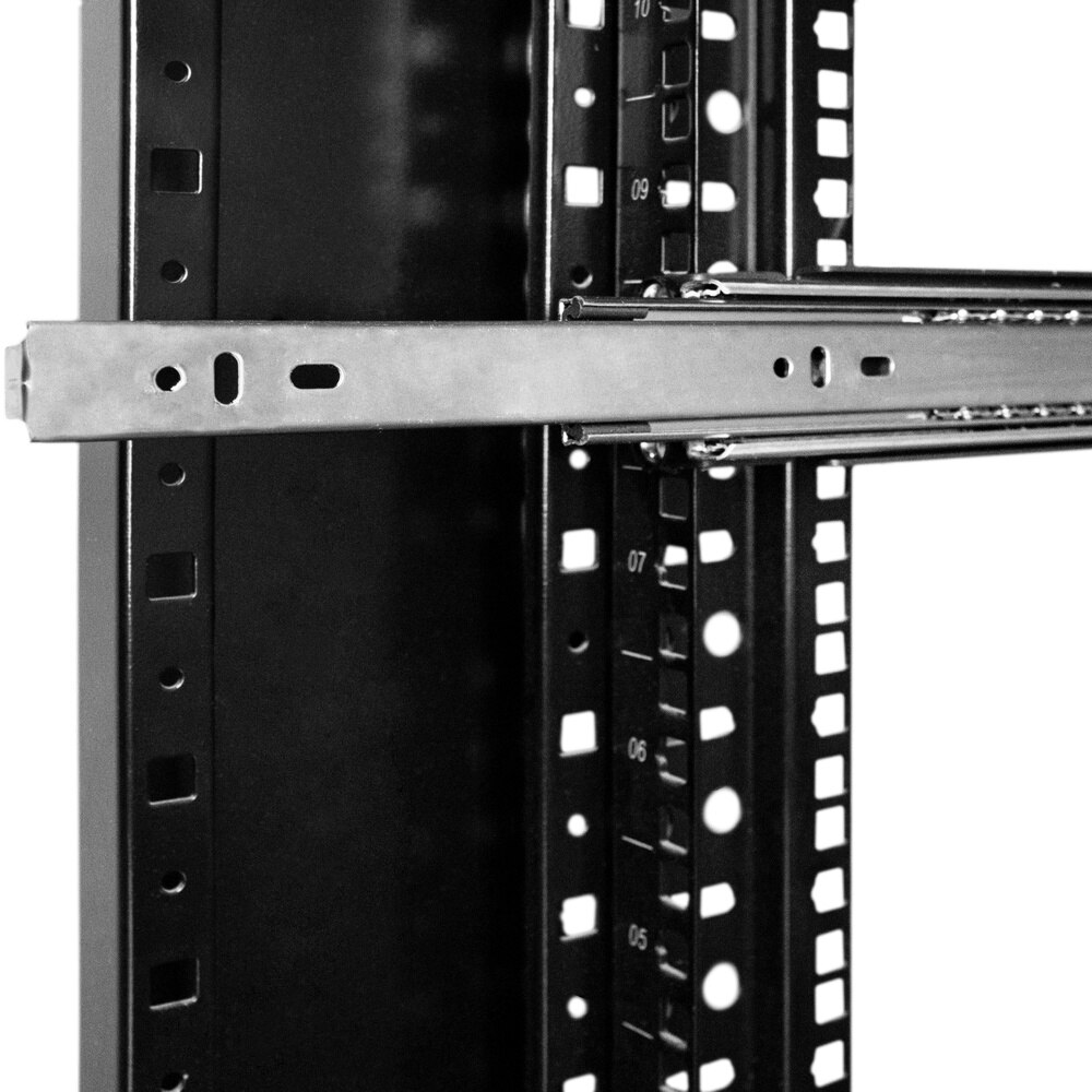 RackMatic-lato estensibile 450 millimetri telescopico guide per rack 19 "IPC caso