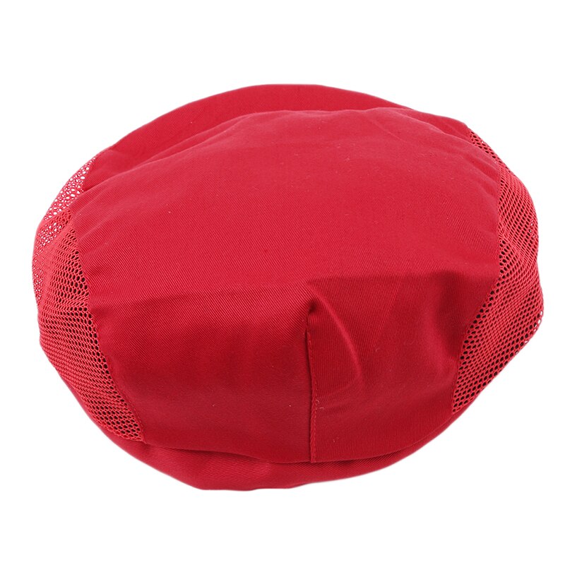 Hommes Et Femmes Coton Chef Restaurant Cuisine Travail Porter Chapeau Béret Hôtel Café Serveur Respirant Béret: red