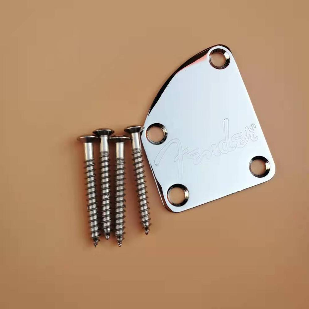 Guitar Neck Plate Gold/Chrome/Black For st/tele electric guitar: H