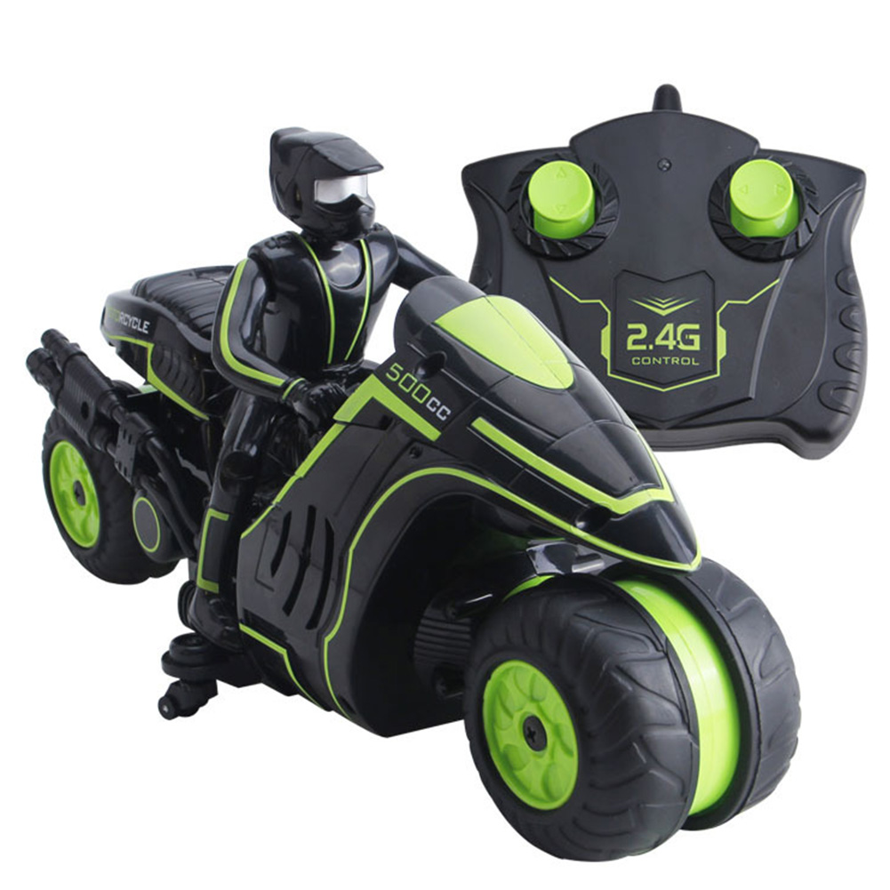 Elektrisk rc motorsykkel høyhastighets Racing 360 gradere spinning til låve morsom unisex 2.4 ghz stunt drift usb oppladbar